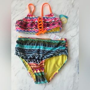 Breaking waves girls bathing suit bikini